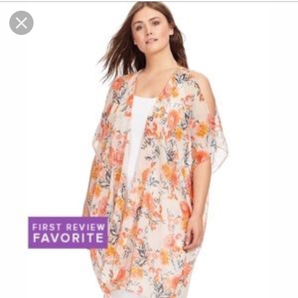 ❤️ 👘 BNWOT NEVER WORN Sheer Kimono 👘 ❤️ - Picture 7 of 7